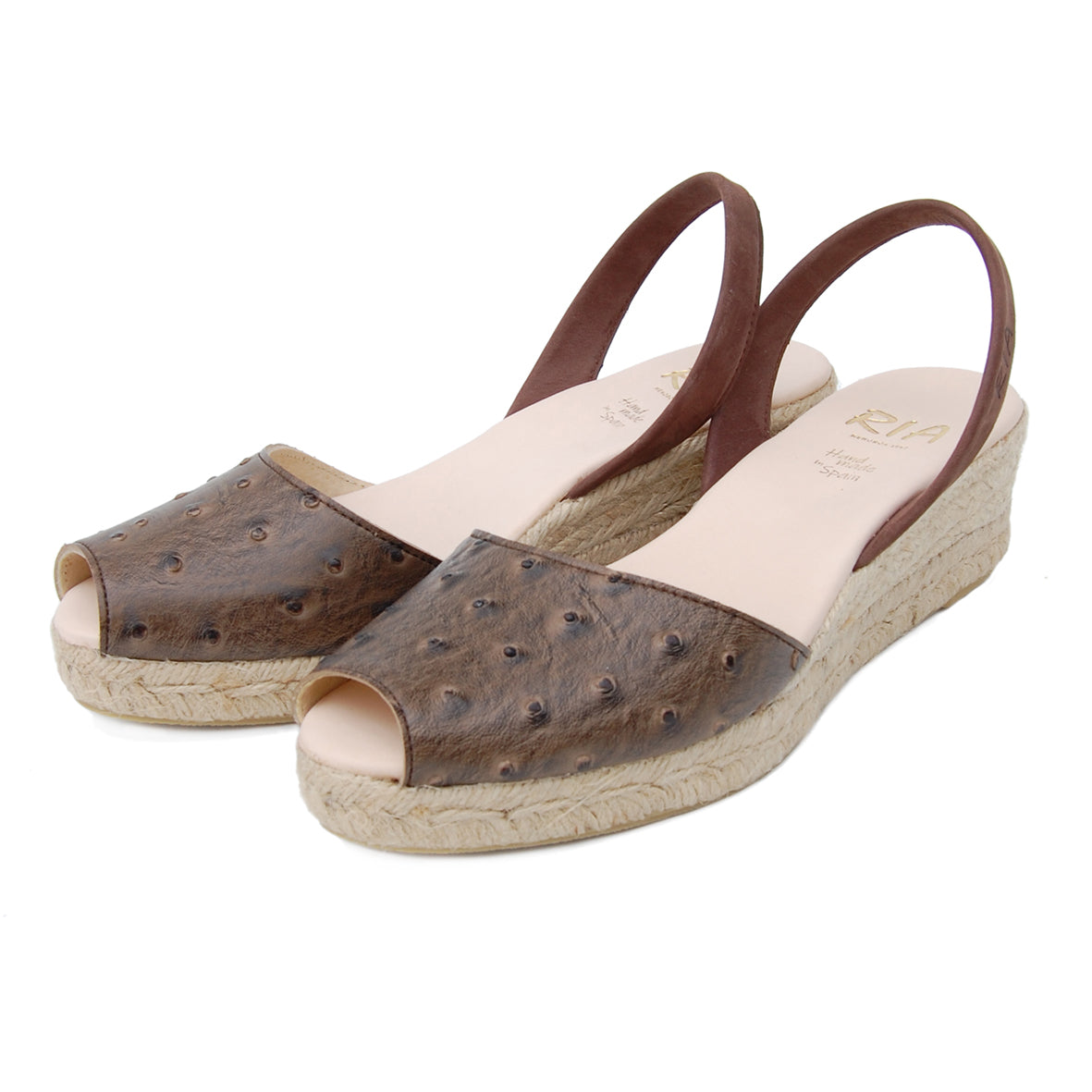 Cora Low Jute Wedge Espadrilles in Brown