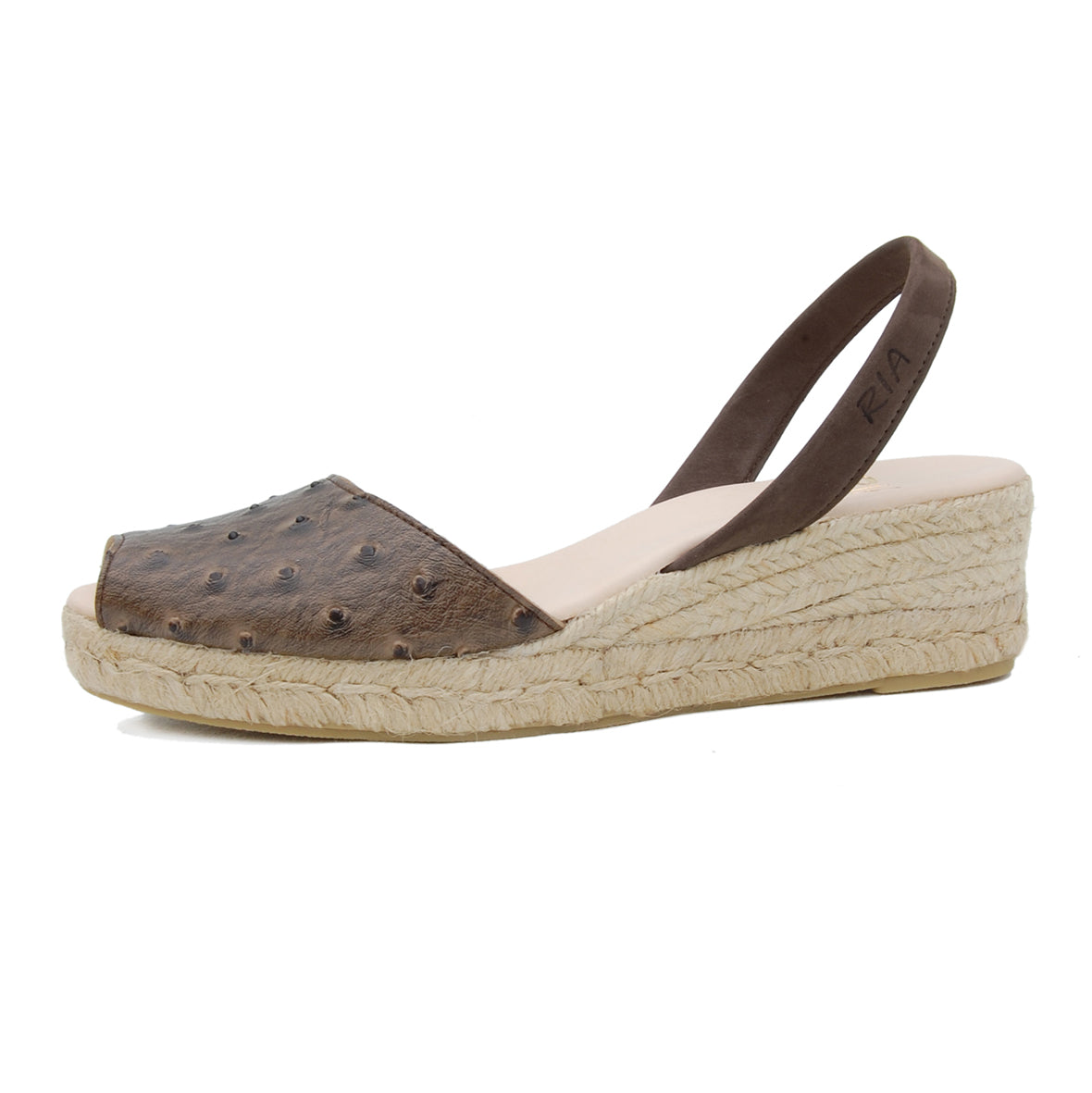 Cora Low Jute Wedge Espadrilles in Brown