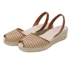 Palma Low Jute Wedge Espadrilles in Tan