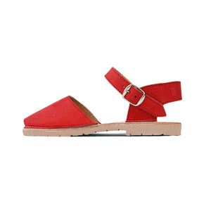 Lluis Menorcan Sandals in Red