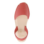 Avila Cushioned Avarcas Sandals in Coral