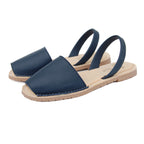 Avila Cushioned Avarcas Sandals in Navy
