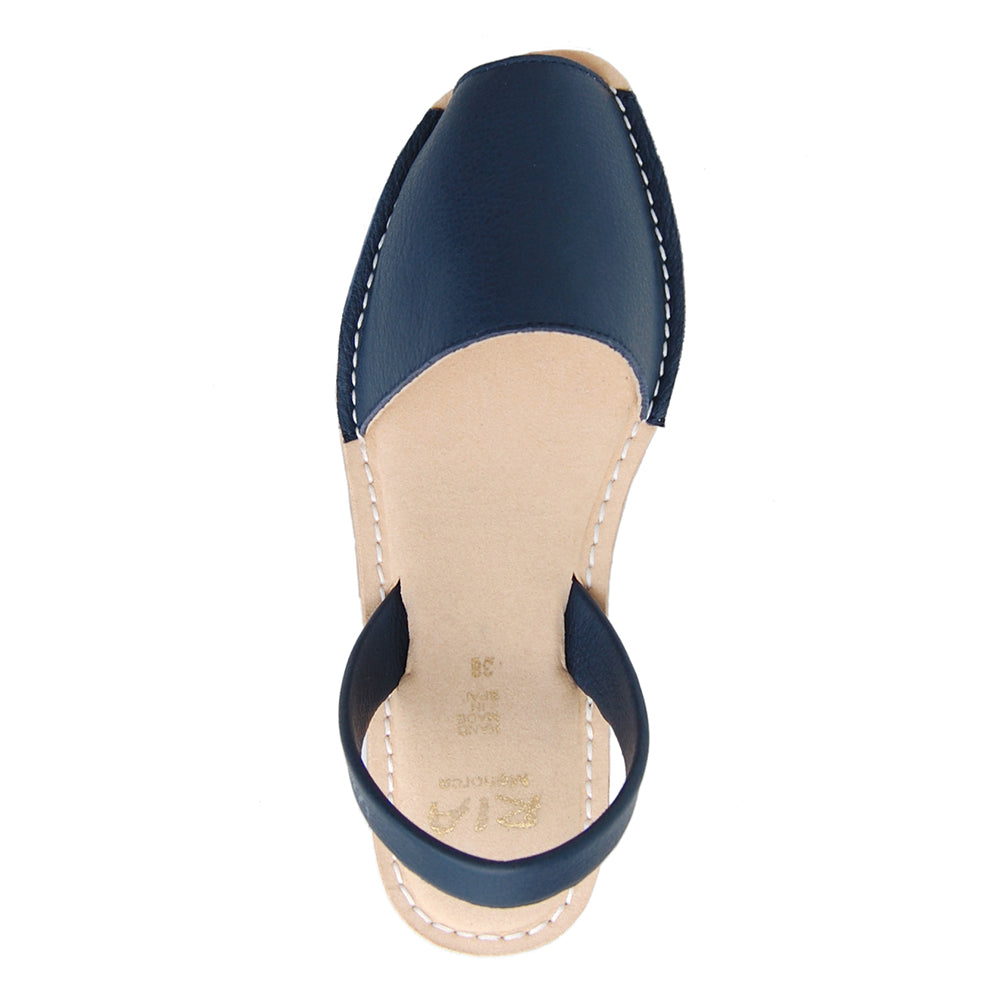 Avila Cushioned Avarcas Sandals in Navy