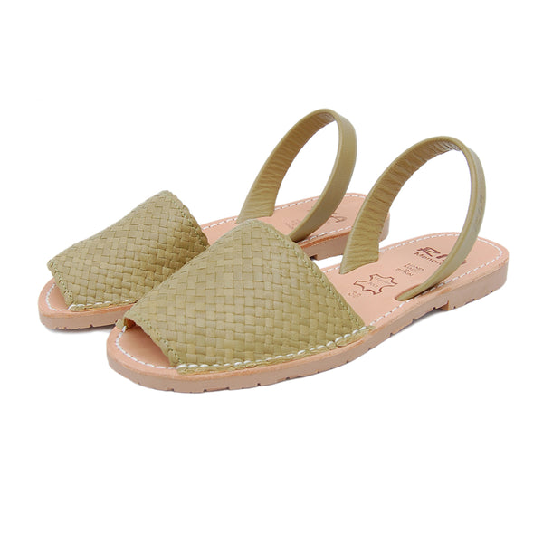 Avarcas Menorcan Sandals Fornells in Olive