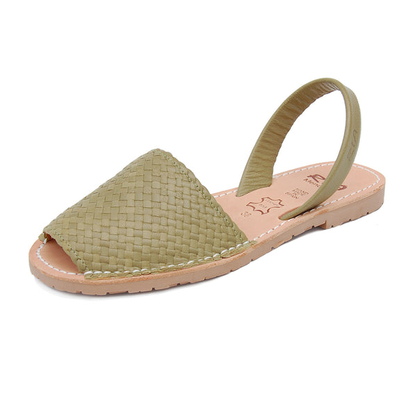 Avarcas Menorcan Sandals Fornells in Olive
