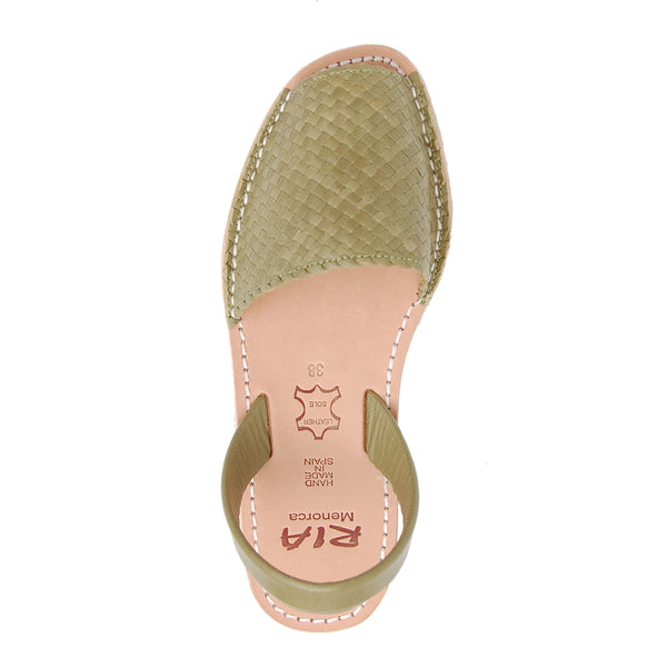 Avarcas Menorcan Sandals Fornells in Olive