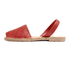 Avarcas Menorcan Sandals Fornells in Red