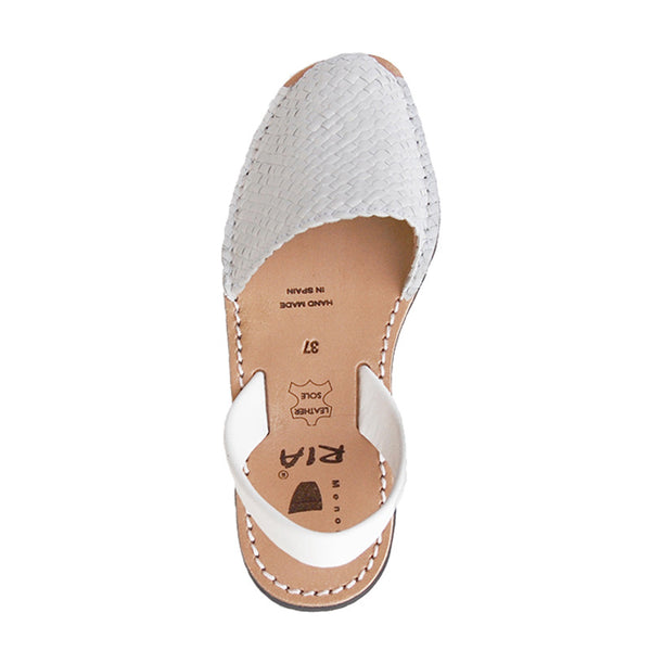 Avarcas Menorcan Sandals Fornells in White