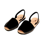 Avarcas Menorcan Sandals Morell in Black