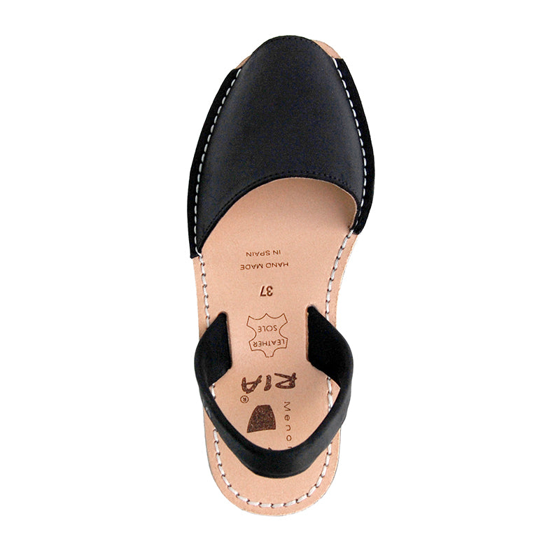 Mens Avarcas Menorcan Sandals Torres in Black