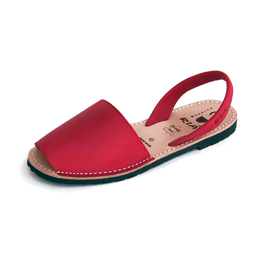 Avarcas Menorcan Sandals Morell in Red