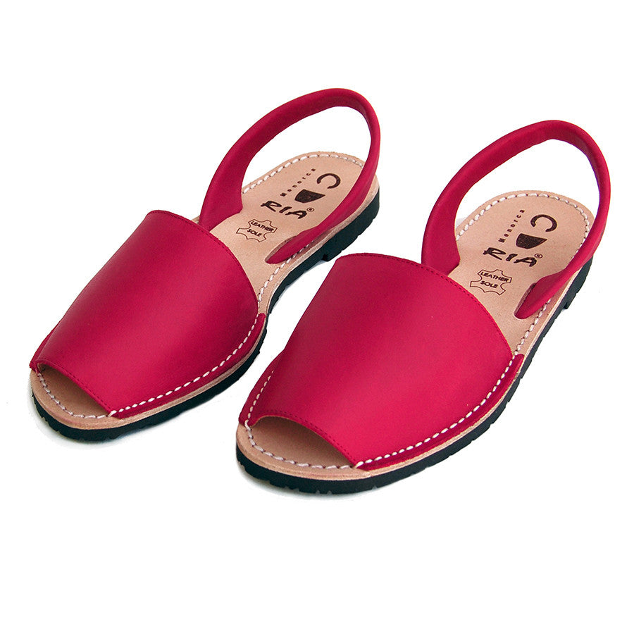 Avarcas Menorcan Sandals Morell in Red