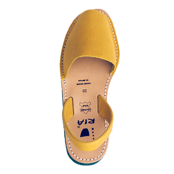 Avarcas Menorcan Sandals Morell in Mustard Yellow