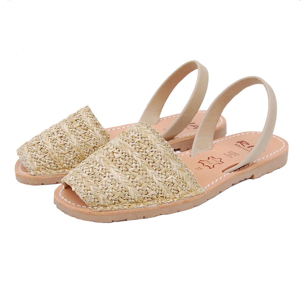 Roba Avarcas Sandals in Grass Weave