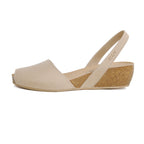 Ria Menorca Australia Cardona Cork Wedge Nude Sandals