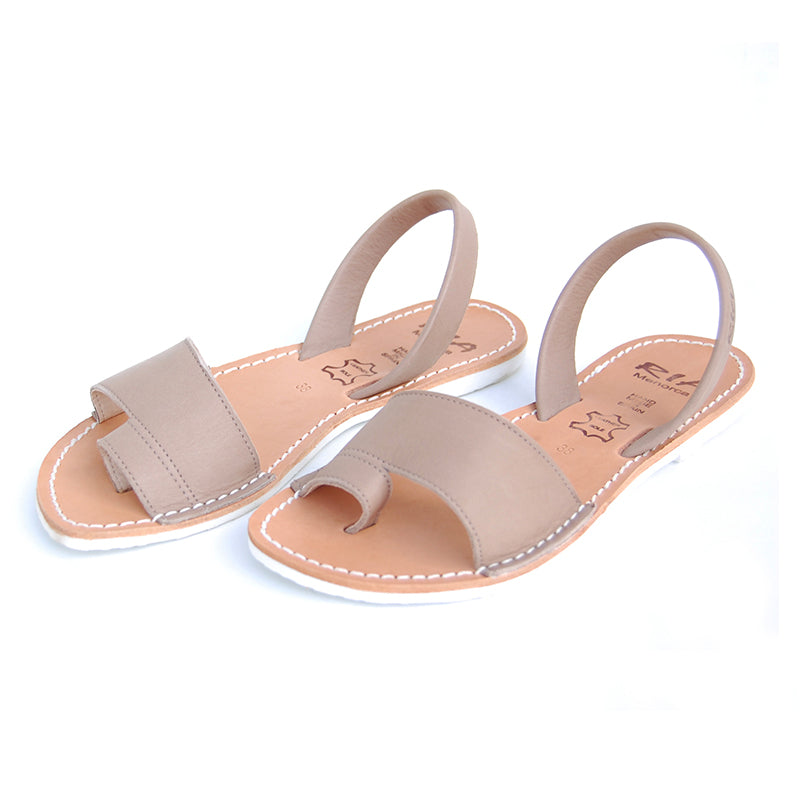Avarcas Menorcan Sandals Costa in Putty