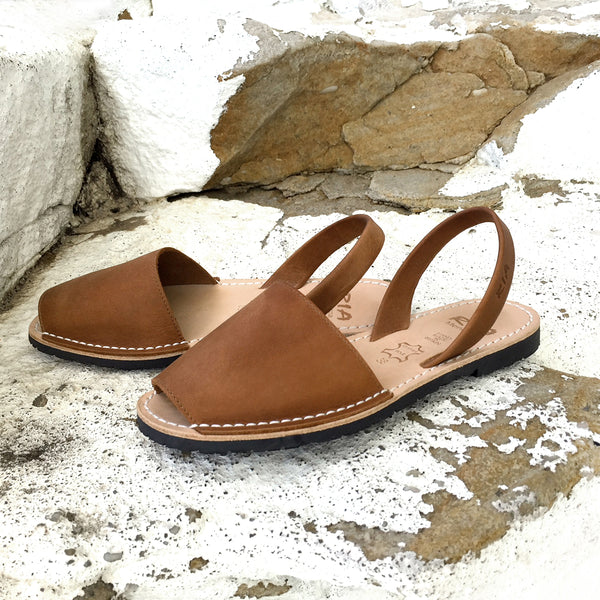 Ria Menorca Avarcas Tan Brown Menorcan Sandals