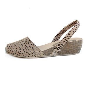 Avarcas Cork Wedge Cardona in Lynx Look