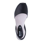 Avarcas Cork Wedge Cardona in Black