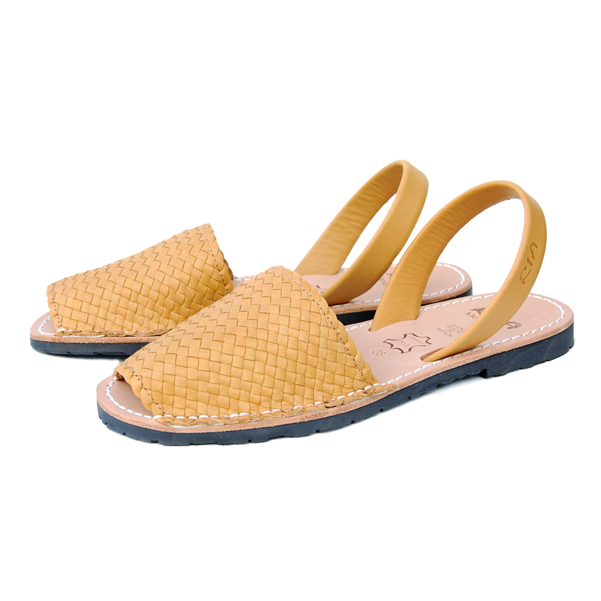 Avarcas Menorcan Sandals Fornells in Mustard