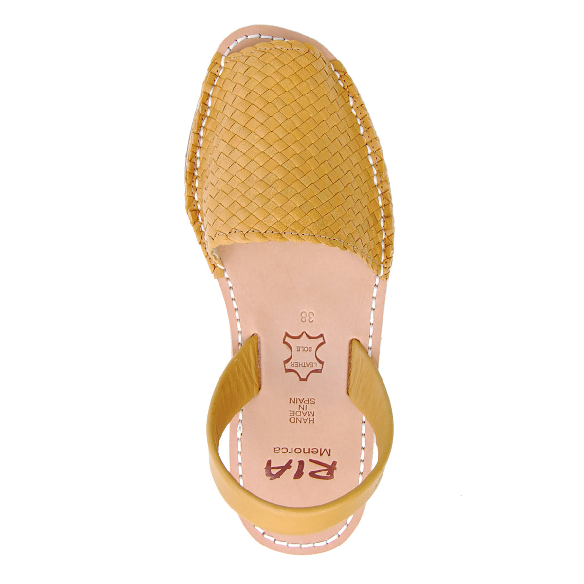 Avarcas Menorcan Sandals Fornells in Mustard