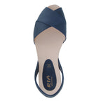 Cruz Cork Wedge in Navy
