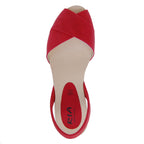 Cruz Cork Wedge in Red