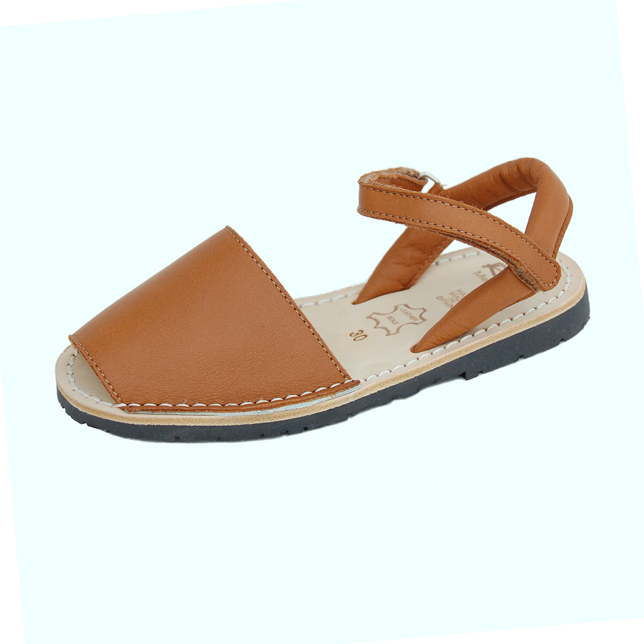 Kids Avarcas Luca in Tan