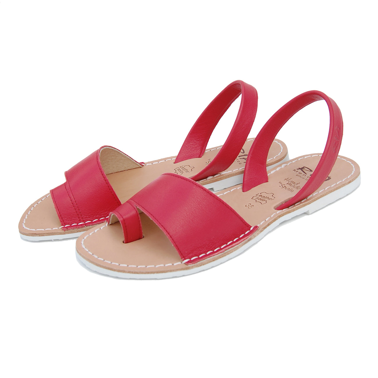 Costa Avarcas Menorcan Sandals in Cherry
