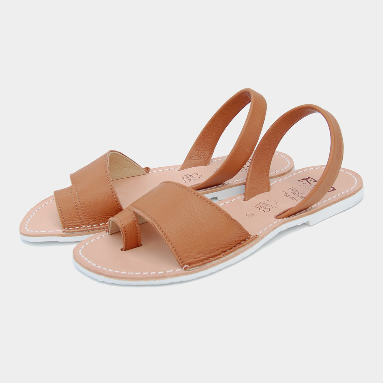 Costa Avarcas Menorcan Sandals in Tan