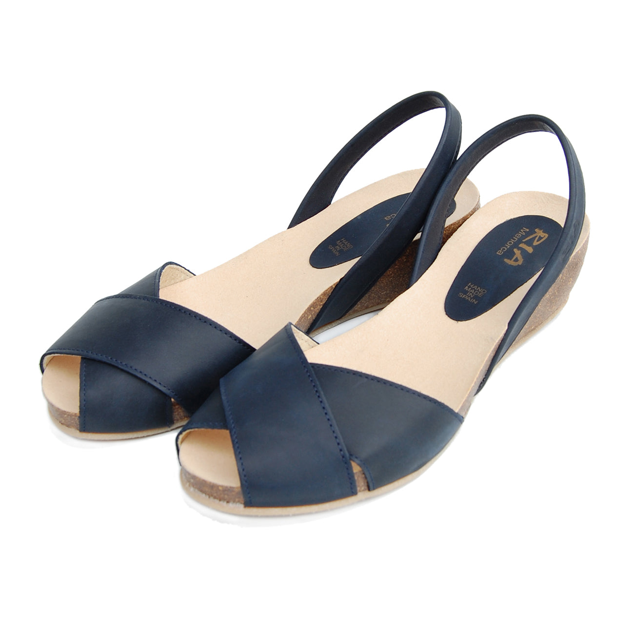Cruz Cork Wedge in Navy