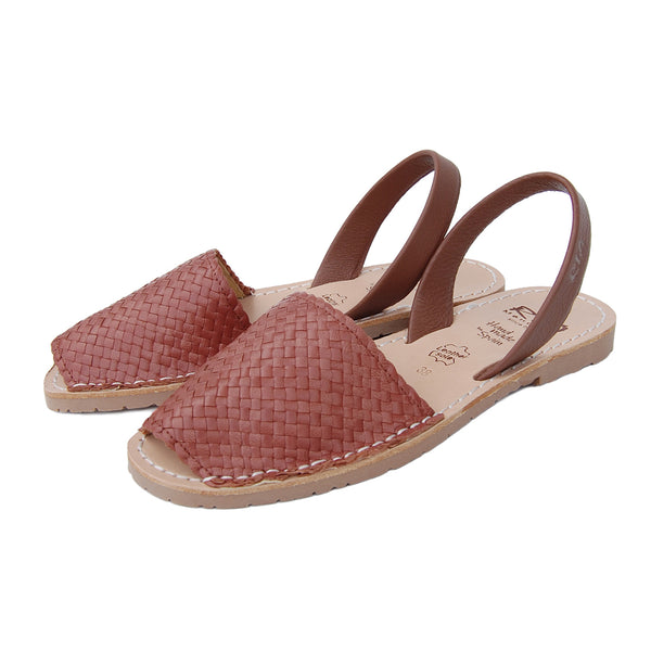 Avarcas Menorcan Sandals Fornells in Brandy