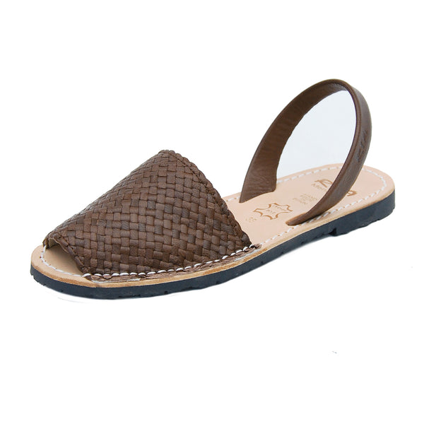 ria menorcan sandals flats avarcas chocolate brown braided